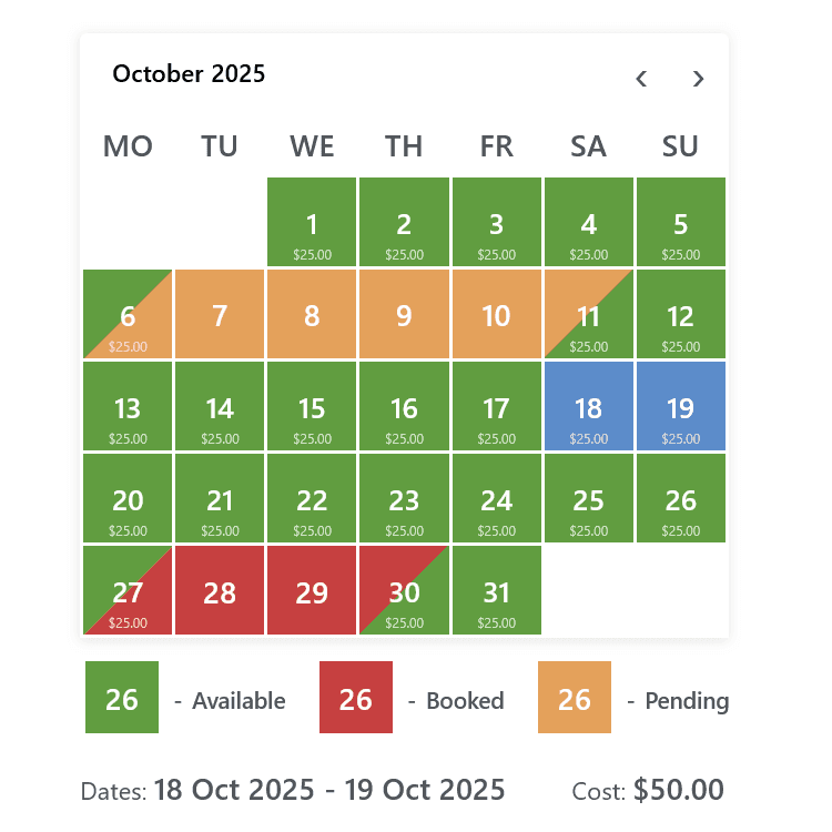 Simple Booking Process